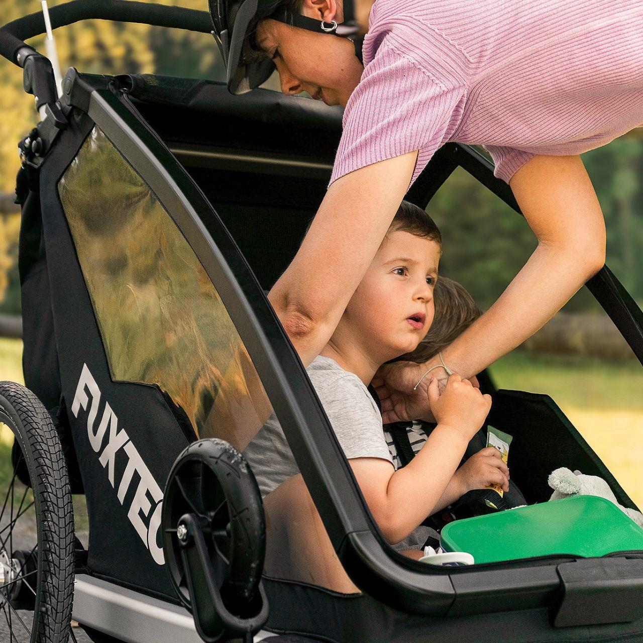 FUXTEC FX-FA1 remolque para bicicleta/jogger con rueda jogger - Image 11