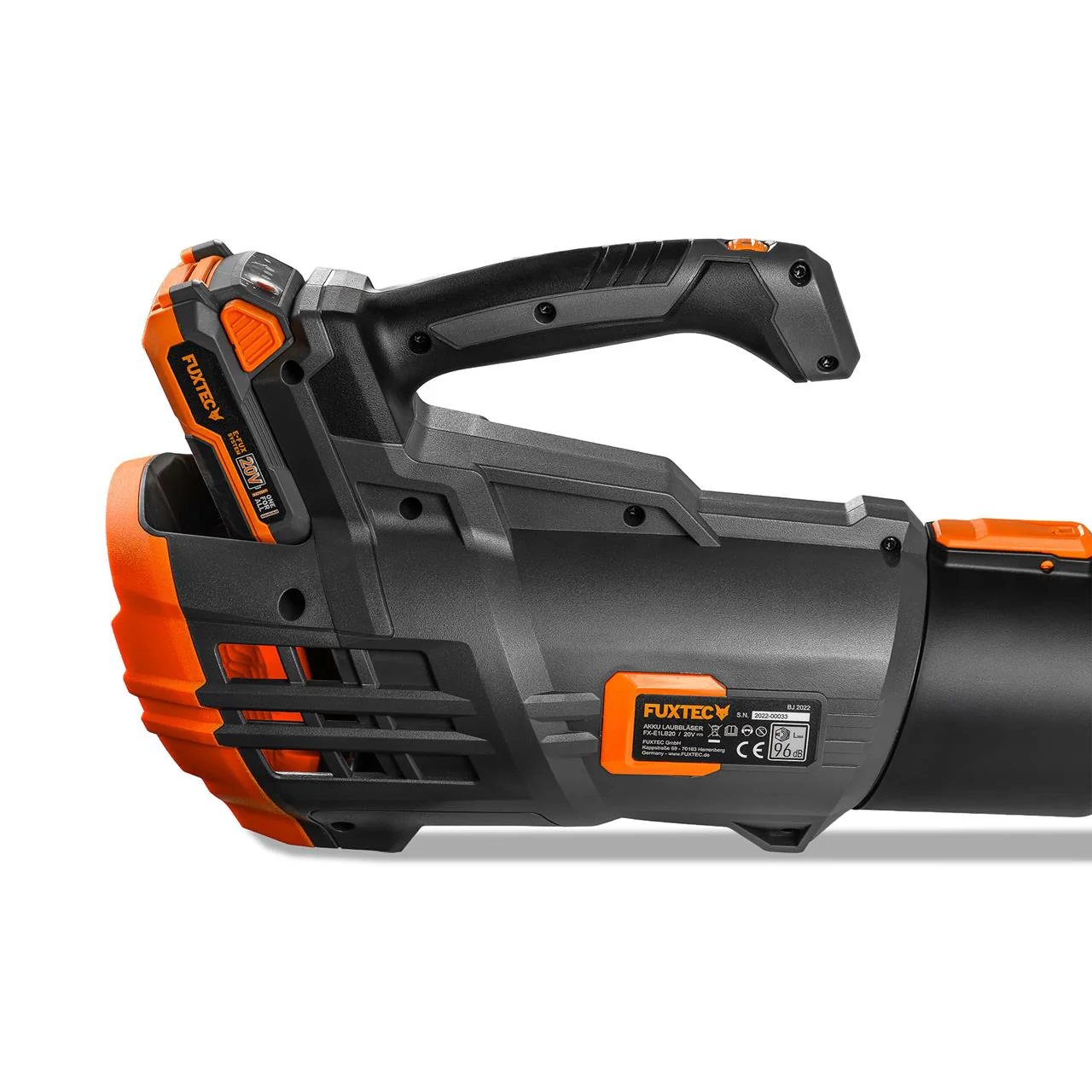 FUXTEC 20V Batería Soplador de Hojas FX-E1LB20 SET 1 con 1 x Batería 4Ah, 1 x Cargador 2,4A - Image 10