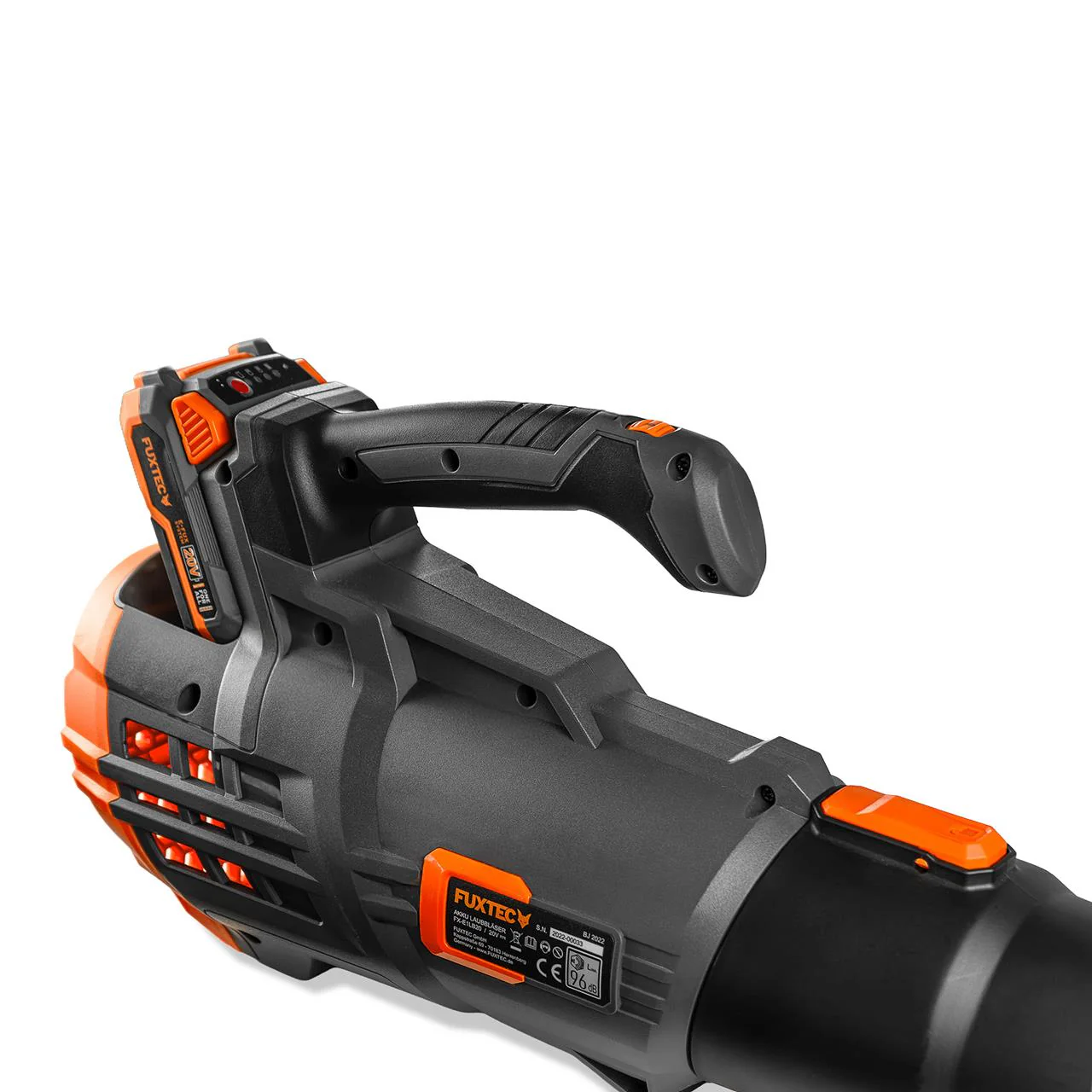 FUXTEC 20V Batería Soplador de Hojas FX-E1LB20 SET 1 con 1 x Batería 4Ah, 1 x Cargador 2,4A - Image 12