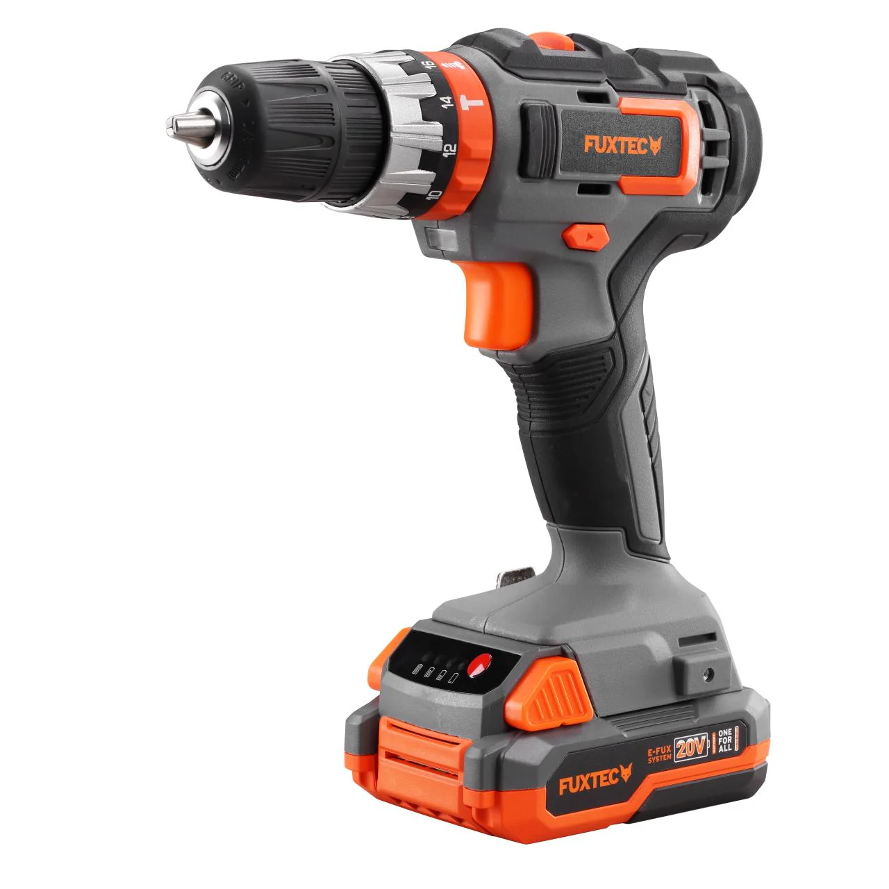 FUXTEC 20V Taladro de Impacto a Batería FX-E1SBS20 SET con 2 x Batería 2Ah, 1 x Cargador 1A - Image 2